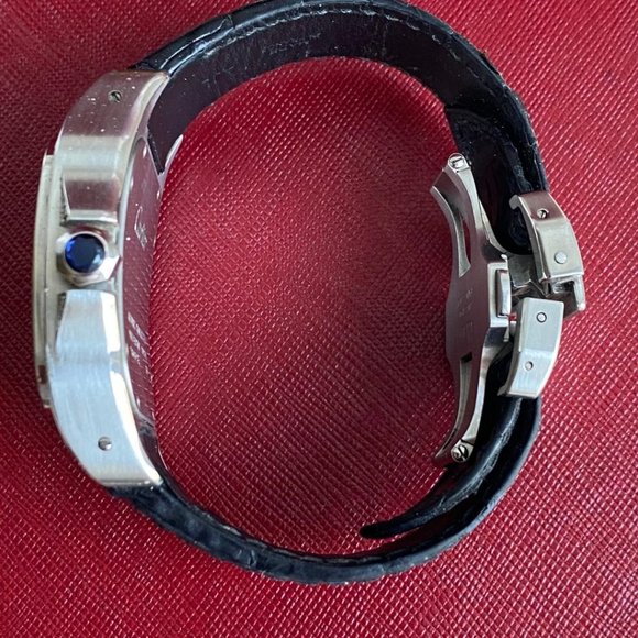 Cartier Men's Santos 100 XL Diamond Watch (PREOWN) - Picture 4 of 10